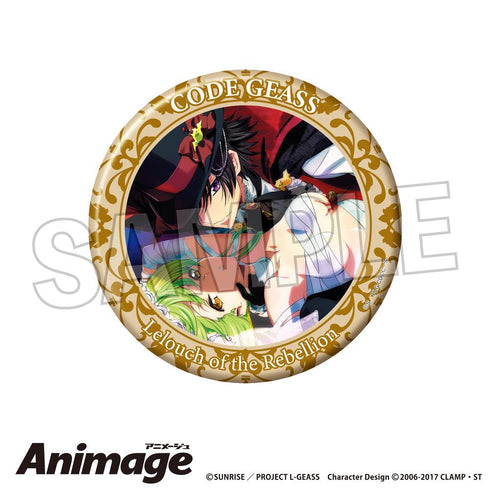 『コードギアス 反逆のルルーシュ』Animageギラギラ缶バッジ 大 vol.2 G